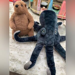 Douglas plush lot of two-Mr. G the Groundhog & Winky the Octopus.